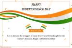 Greeting Card Design for Indian Independence Day