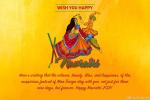 Happy Navratri Festival Wishes Card Maker Online