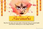 Write Wishes On Happy Navratri Greeting Cards Online
