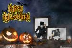 Create Double Photo Frames With Spooky Halloween Pumpkins
