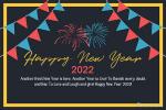 Create And Download Your Own New Year 2022 Greeting Cards for Free