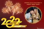 Sparkling Happy New Year 2022 Wishes Cards With Photo Frames