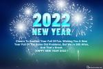 New Year's Fireworks Cards 2022 Free Download