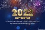 Fireworks Happy New Year 2022 Wishes Card Images Download