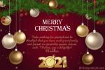 Wish You Merry Christmas Greeting Cards