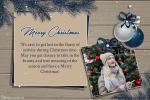 Free Christmas Greeting Cards With Photo Frames And Wishes