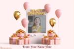 Pink Gold Happy Birthday Wishes With Images