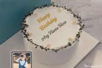 Customize Lovely Flower Birthday Cake for Birthday