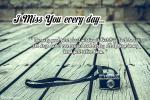 I Miss You Every Day Wishes Card Free Download