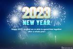 New Year's Fireworks Cards 2023 Free Download