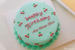 Customize Cherry Birthday Cake With Name Free Download