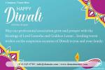 Happy Diwali Festival of Light Card for Company