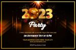 Create New Year 2023 Party Invitations Free