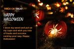 Trick or Treat Halloween Wishes Cards for 2023