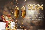 Champagne New Year's 2024 eCards & Greeting Cards Online