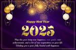 Happy New Year 2025 Wishes Card Maker With Fireworks