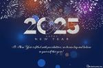 Fireworks Happy New Year 2025 Wishes Card Images Download