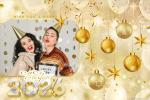 Sparkling Happy New Year 2026 Wishes Cards With Photo Frames