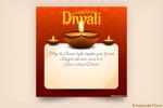 Create a Beautiful Diwali Greeting Card with Diya Lamps and Rangoli