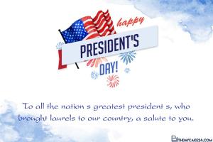 President's Day (USA) Wishes Greeting Cards
