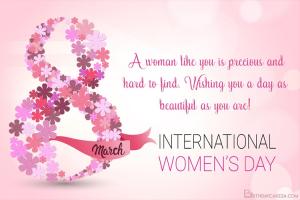 8 March International Women's Day Cards