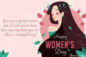 8 March International Women's Day Cards