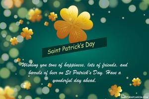 St. Patrick's Day Wishes Card Images