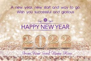 Happy New Year 2022 Greeting Cards