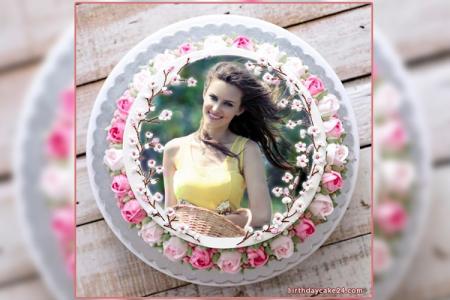Flower Birthday Cakes For Women With Photo