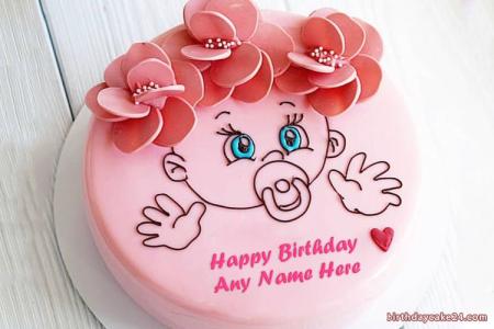 Lovely Kids Birthday Cake Pictures With Name