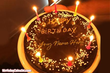 Edit Name On Chocolate Birthday Cake