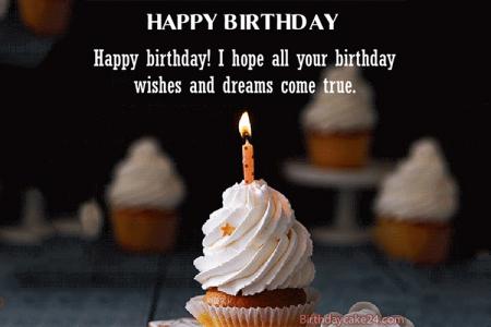 Happy Birthday Wishes Animated Greeting Card GIFs