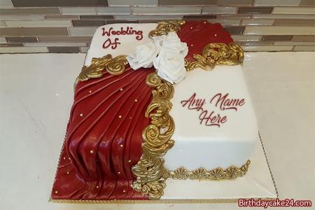 Happy Wedding Anniversary Cake With Name