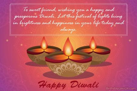 Happy Diwali 2023 Greeting Card With Name Editor