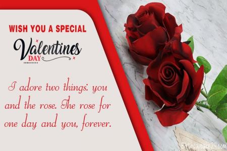 Best Valentine's Day Rose Greeting Cards Free Download