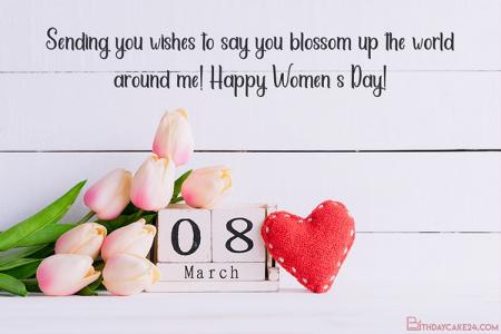 Flower 8 March eCards- Happy Women's Day Greeting Cards