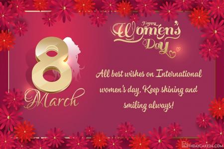 Personalize Special International Women's Day Cards