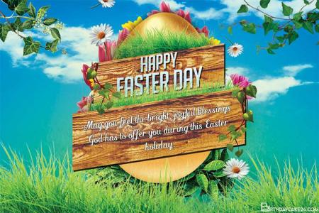 Customize Your Own Easter Card With Wishes Online Free
