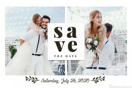 Free Save the Date Invitation Cards Maker Online