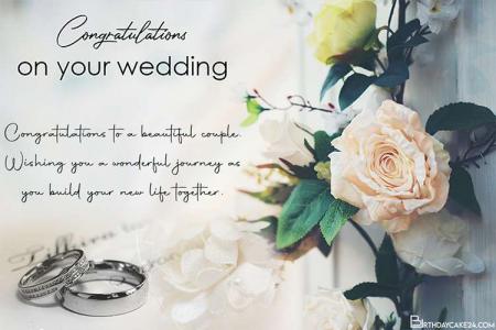 Make Your Own Wedding Congratulations Card Images