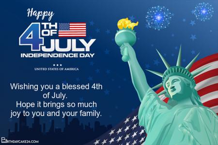 Happy 4th of July - Independence Day Cards Online