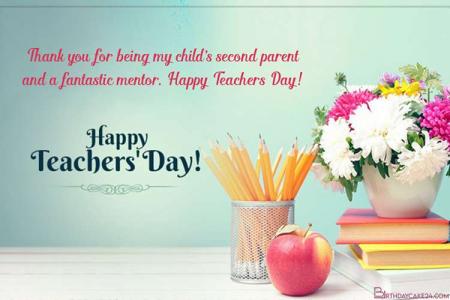 Teachers Day Greeting Wishes Card Online Free