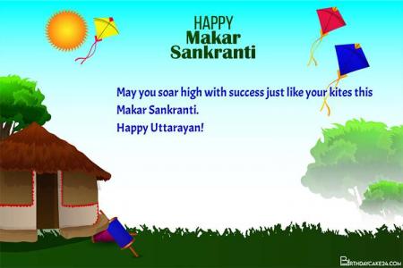 Happy Makar Sankranti Wishes Card Images Online For Free