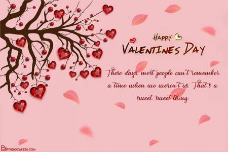 Heart Tree Valentine's Day Card Images Download