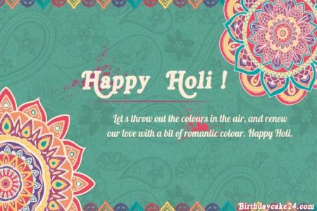 Happy Holi Greeting Video Maker Online Free