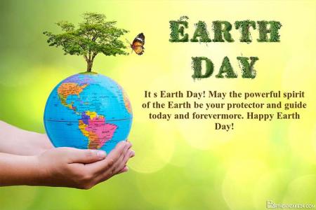Free Green Earth Day Card Images Download