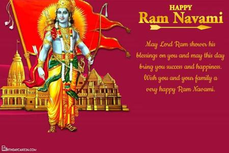 Lord Sri Rama Navami Images Card Free Download