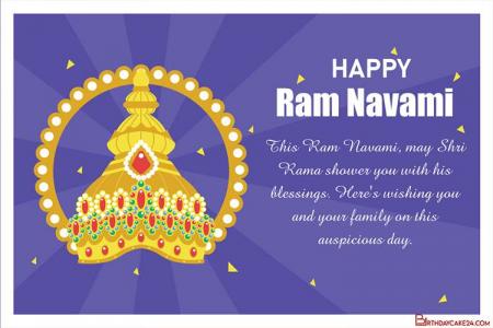 Hindu Festival Ram Navami Greeting Card Images