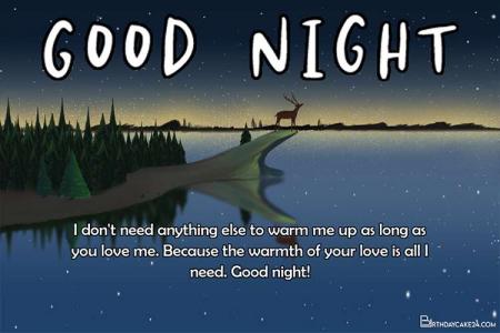 Free Download Good Night Greeting Cards Maker Online