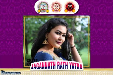 Happy Rath Yatra 2023 Card With Photo Frames